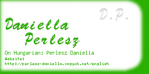 daniella perlesz business card
